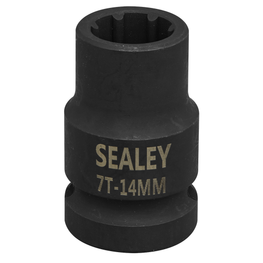 Brake Caliper Socket 1/2"Sq Drive 14mm 7-Point