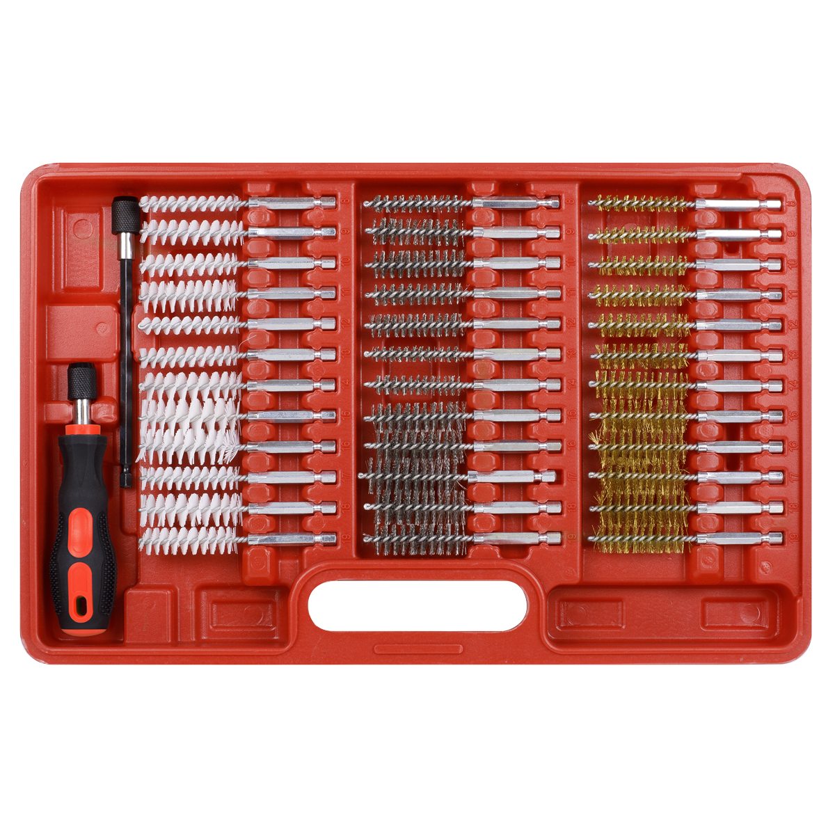 38pc Cleaning Brush Set Injector Bore