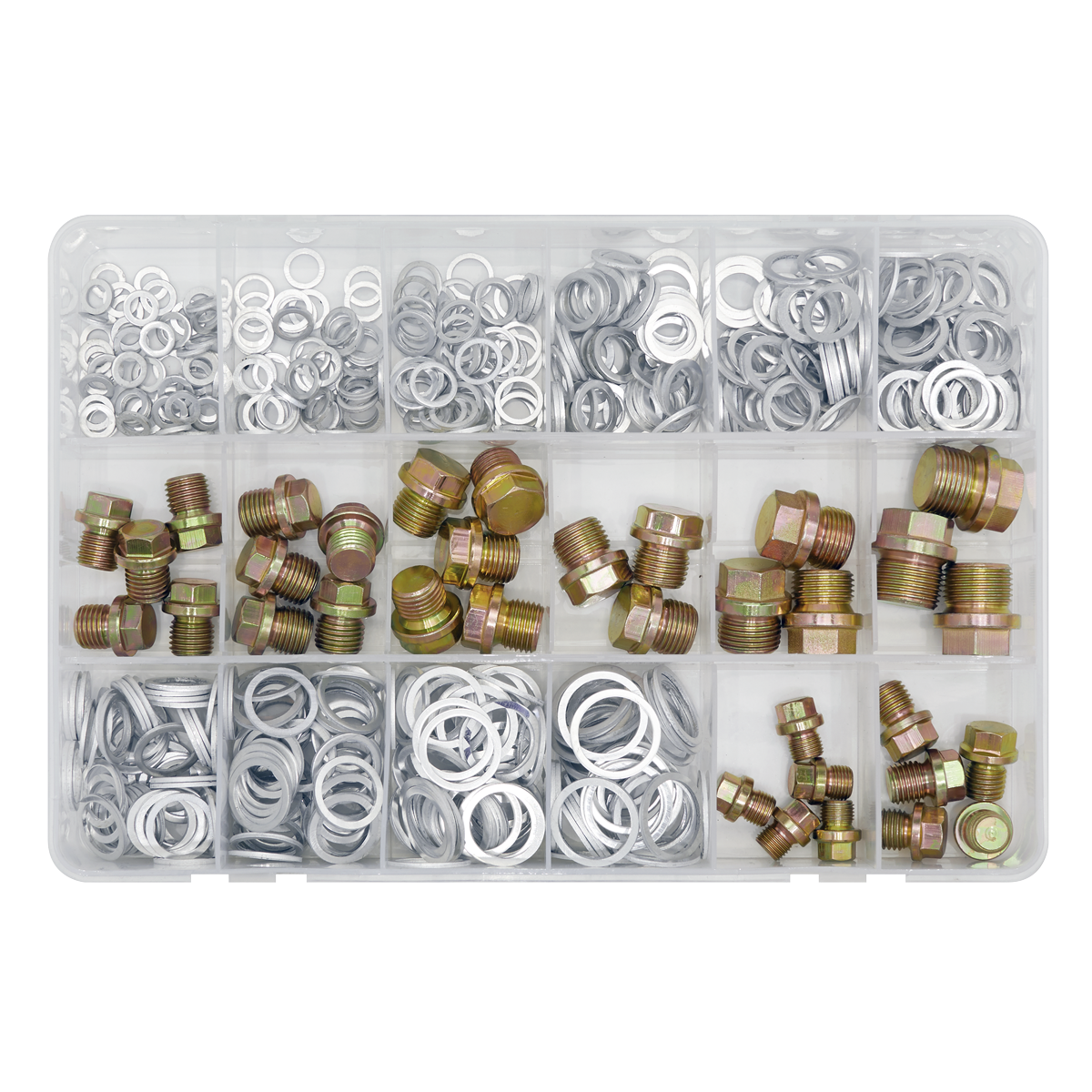 Sump Plug & Washer Assortment 534pc