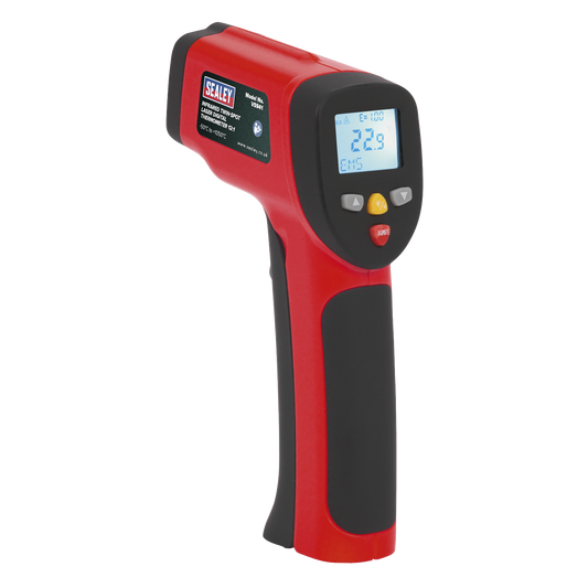 Infrared Twin-Spot Laser Digital Thermometer 12:1 High Temperature