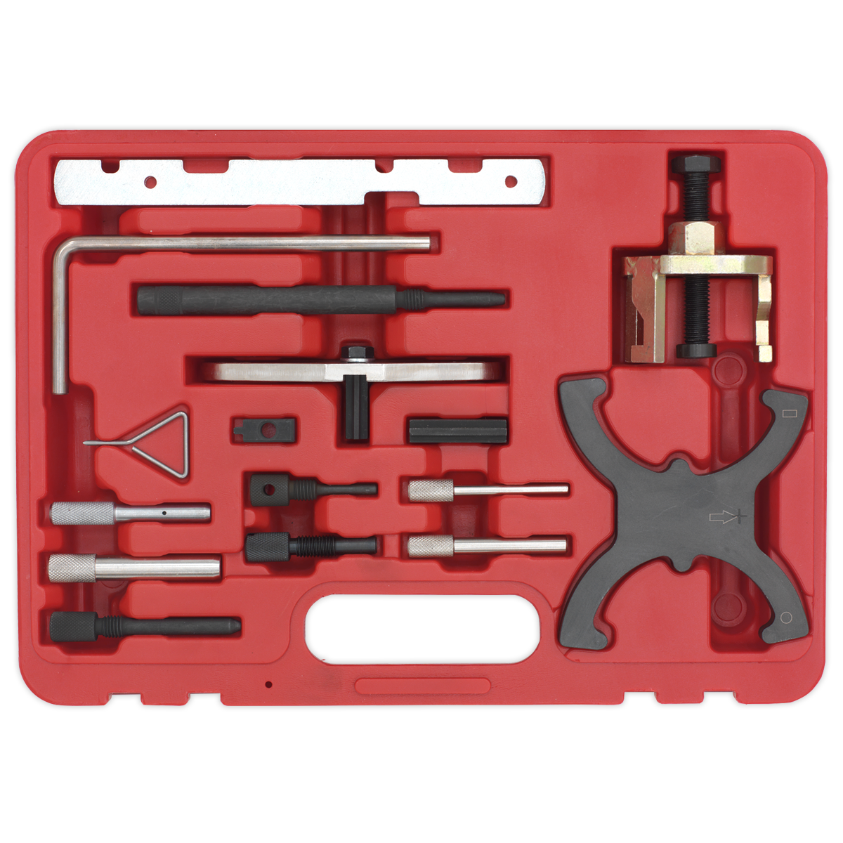 Diesel/Petrol Engine Timing Tool Combination Kit - for Ford, PSA - Belt/Chain Drive