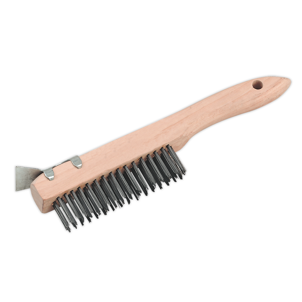 Wire Brush with Steel Fill & Scraper 260mm