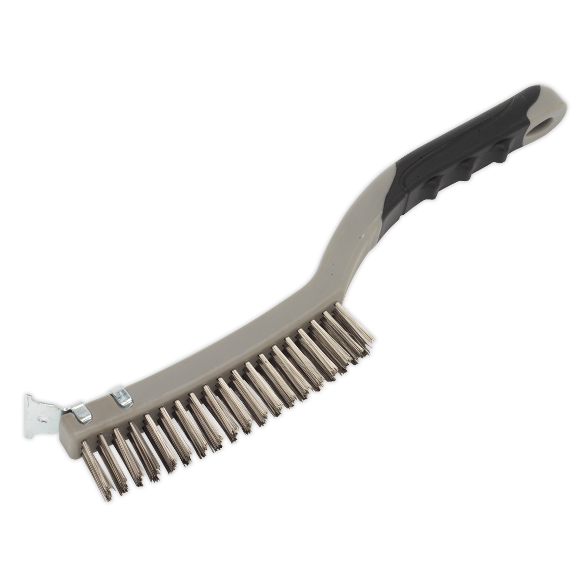 Wire Brush with Stainless Steel Fill & Scraper
