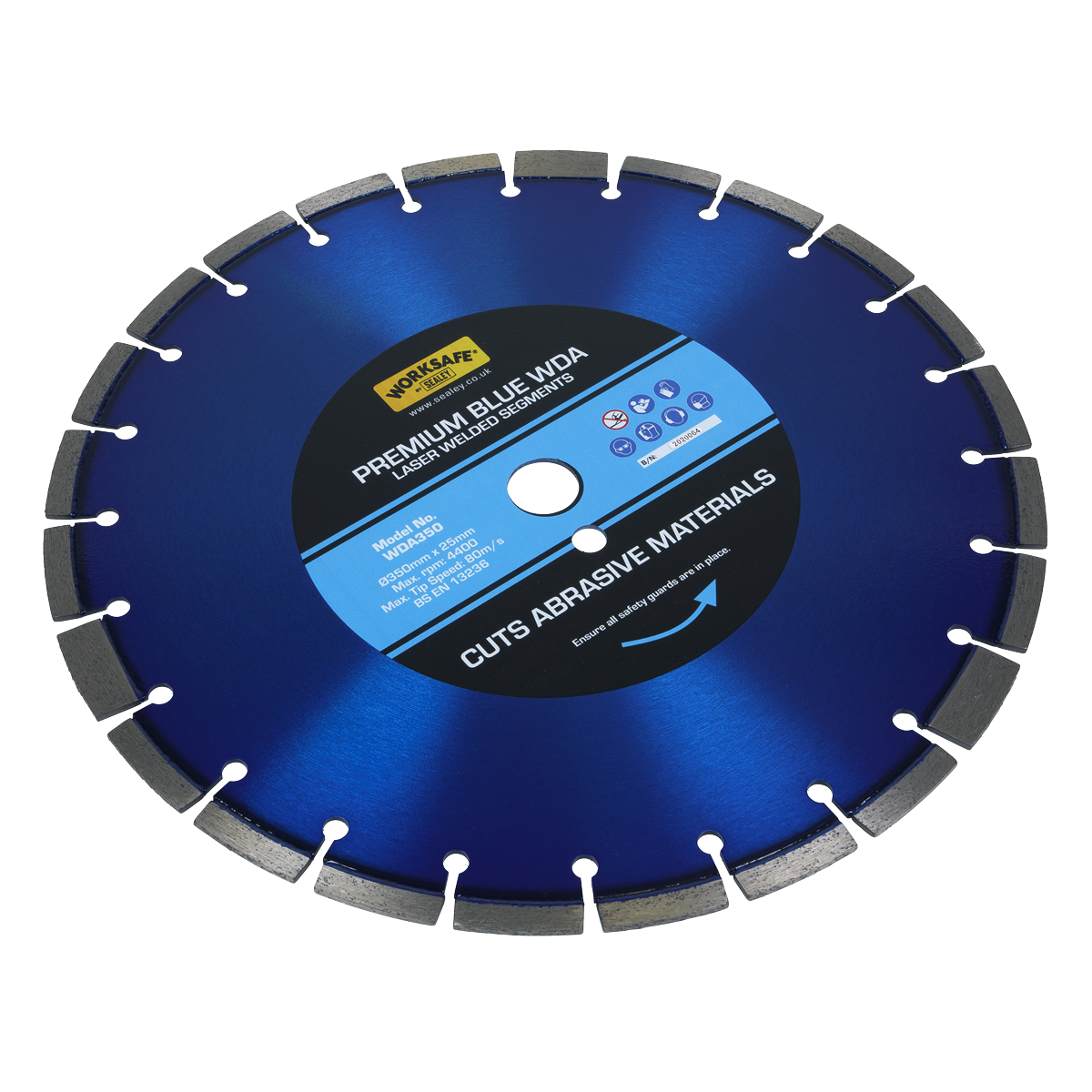 Premium Blue WDA Diamond Blade Ø350 x 25mm