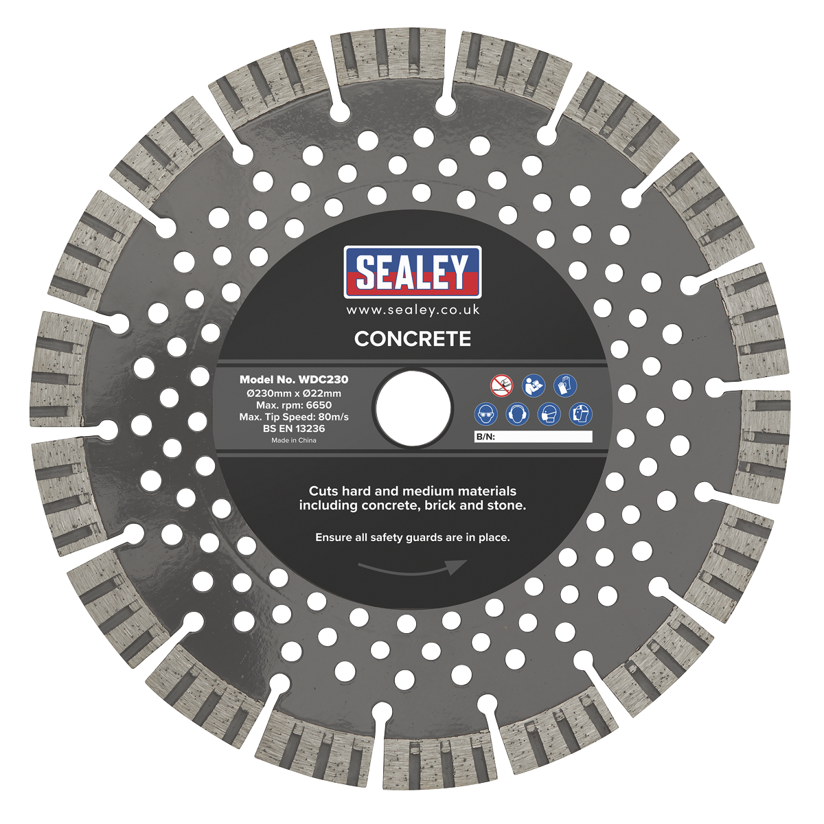 Concrete Cutting Disc Dry Use Ø230mm