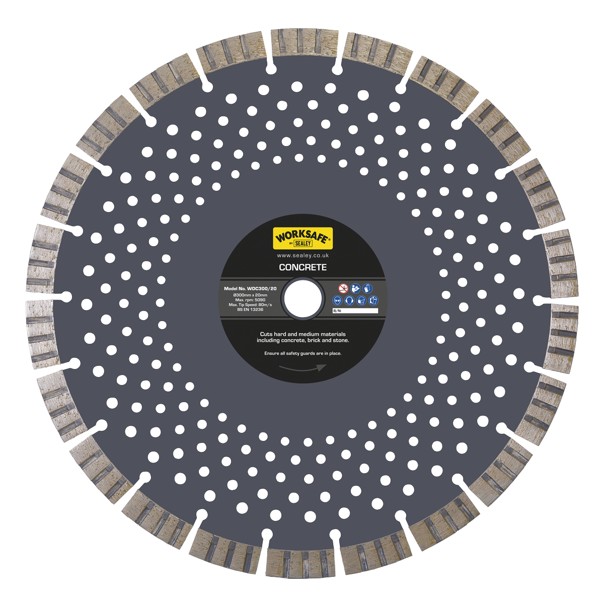 Concrete Cutting Disc Dry Use Ø300mm