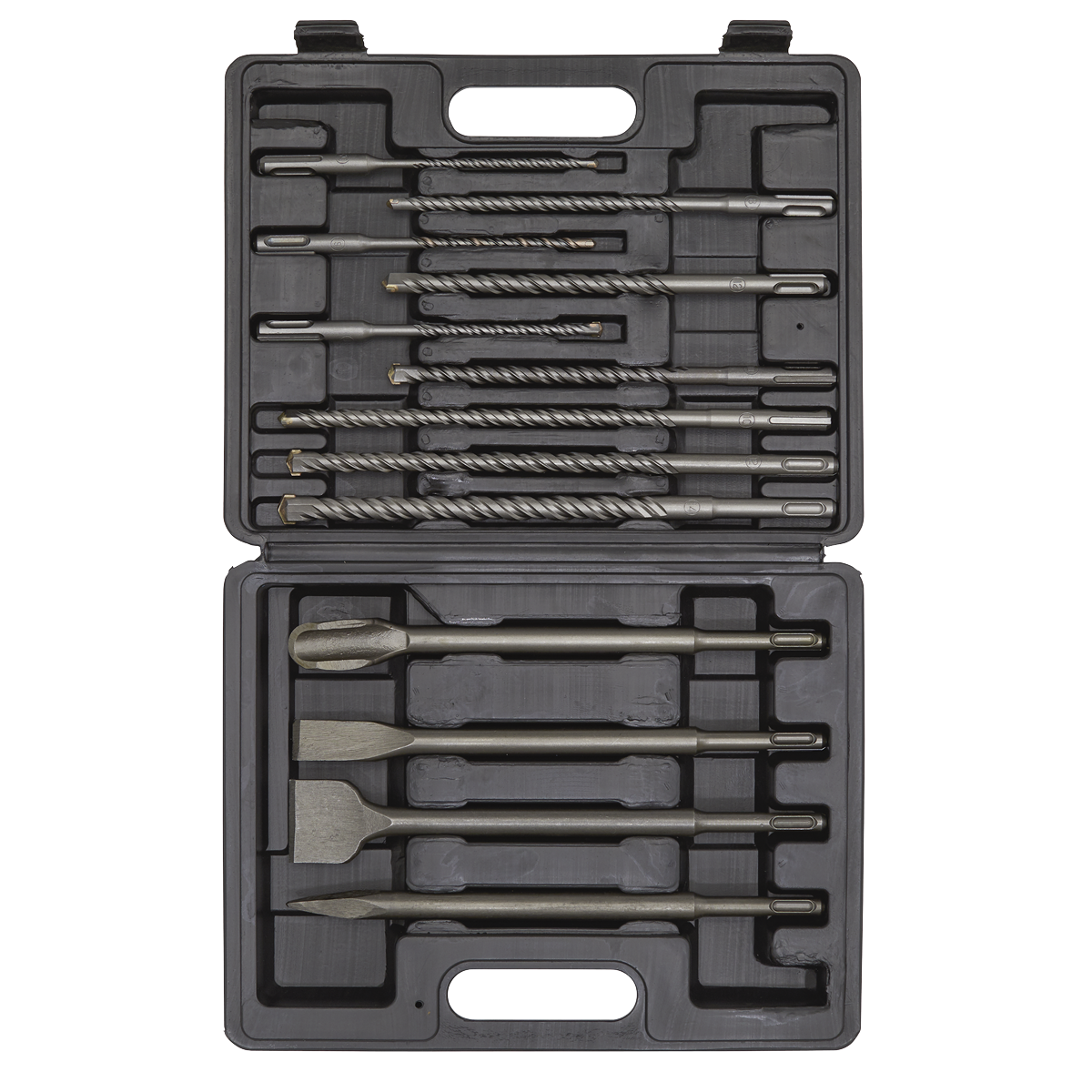 SDS Plus Drill Bit & Chisel Set 13pc