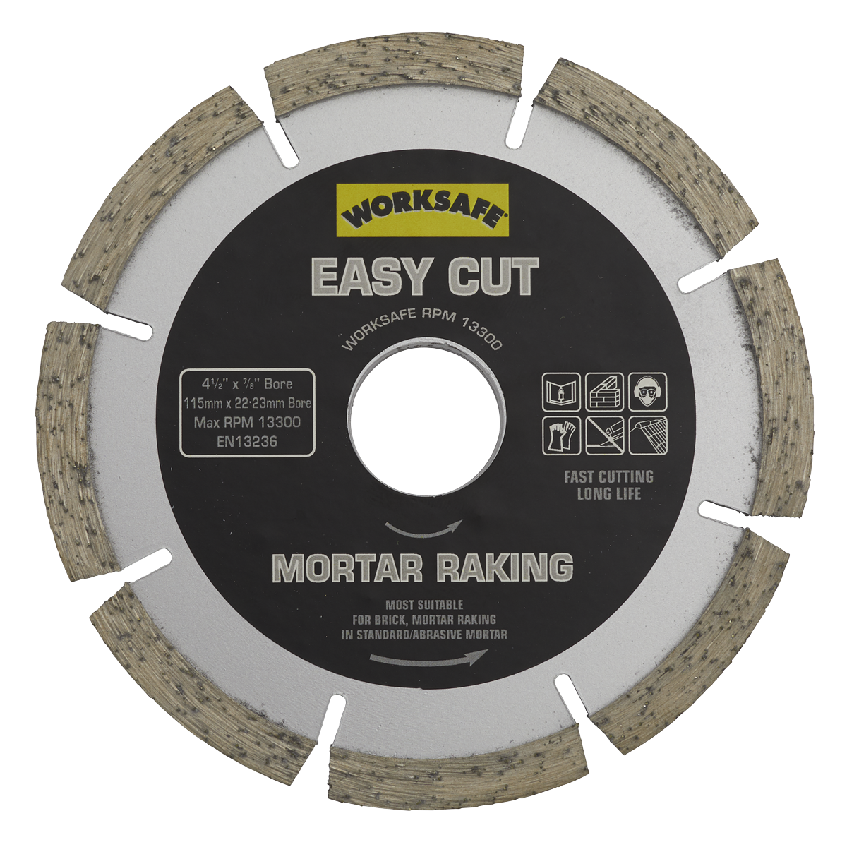 Easy Cut Diamond Blade Ø115 x Ø22mm - Mortar Raker