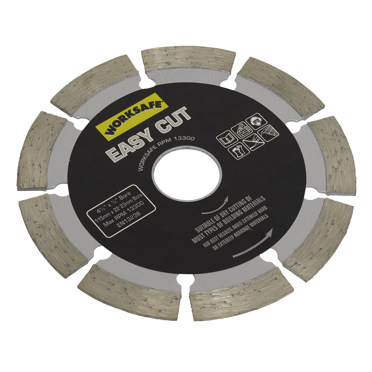 Silver Easy Cut Diamond Blade Ø115 x Ø22mm