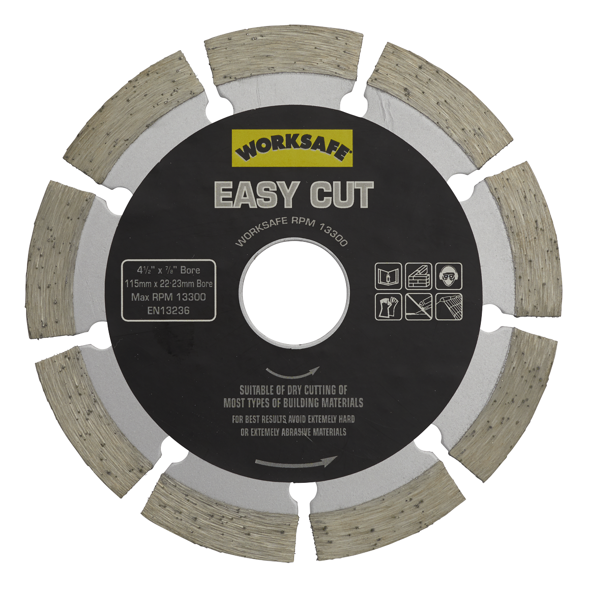 Silver Easy Cut Diamond Blade Ø115 x Ø22mm