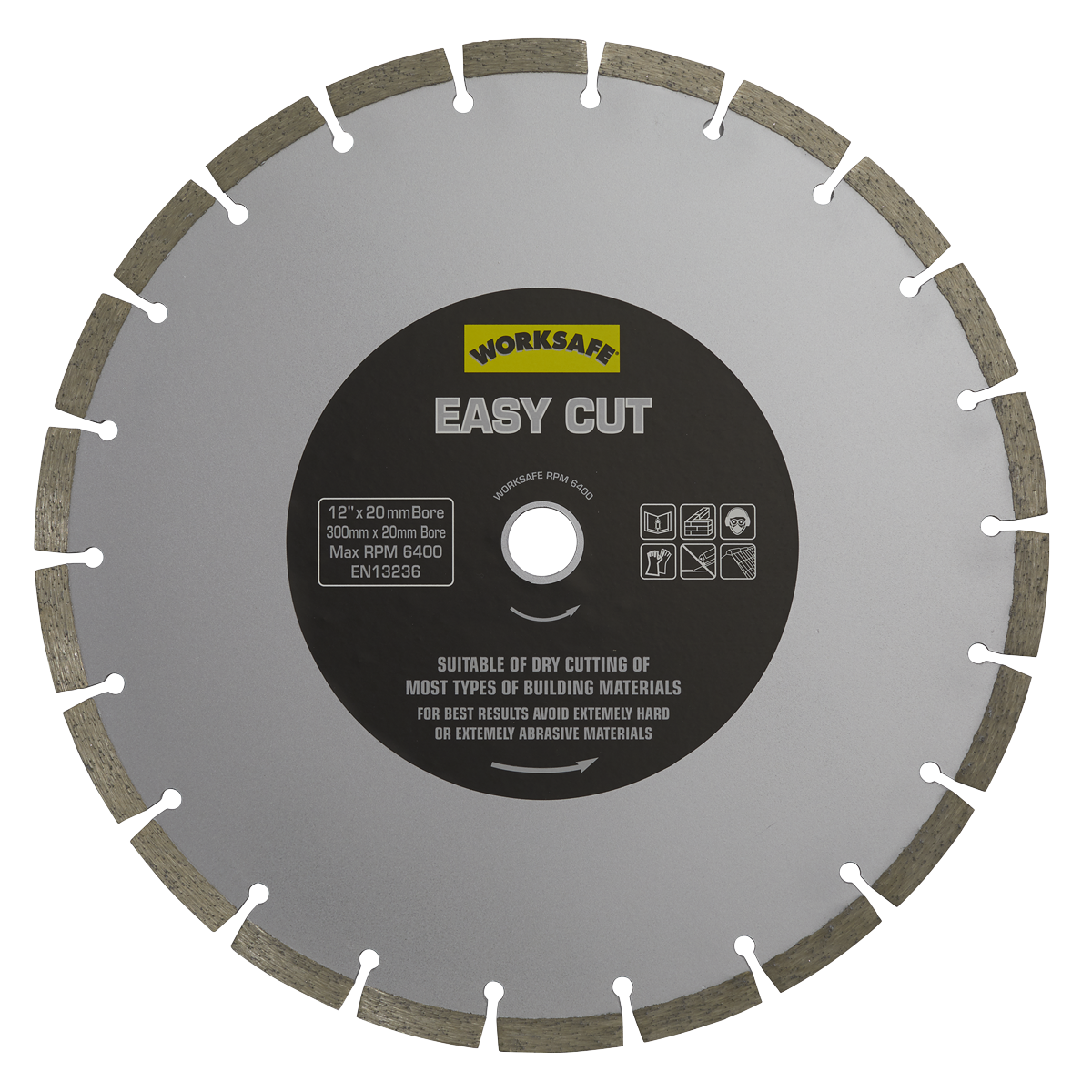 Silver Easy Cut Diamond Blade Ø300 x 20mm