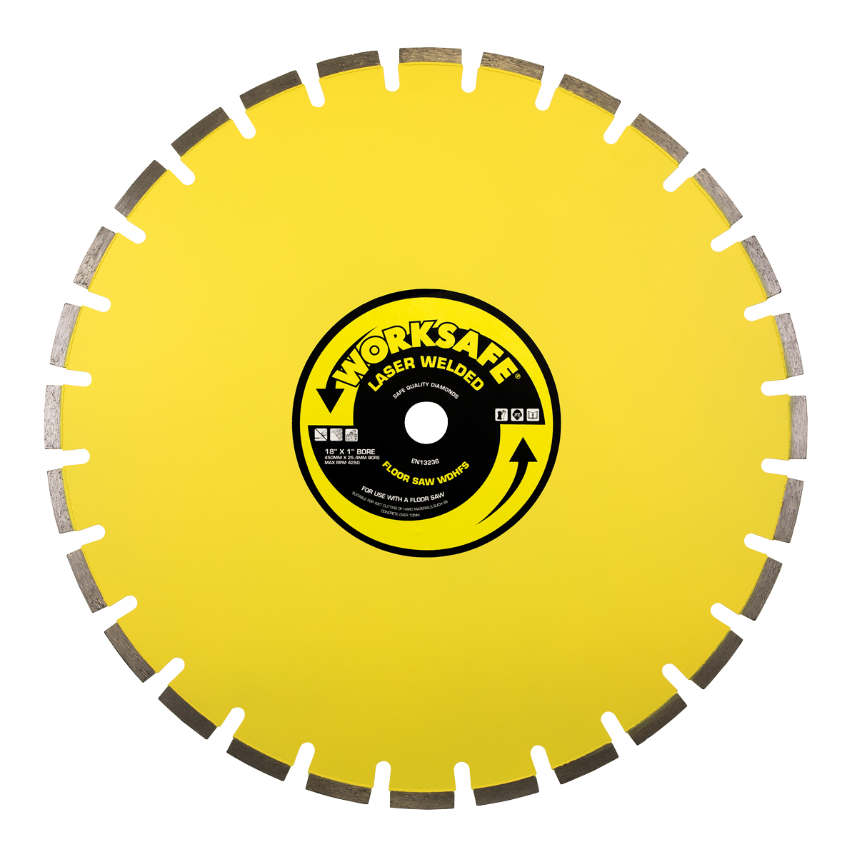 Floor Saw Blade (Hard) Ø450 x 25mm