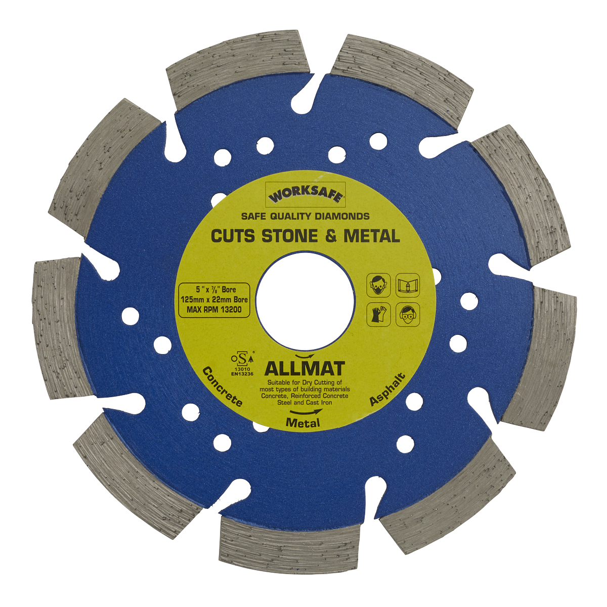 Platinum Allmat Diamond Blade Ø125 x Ø22mm