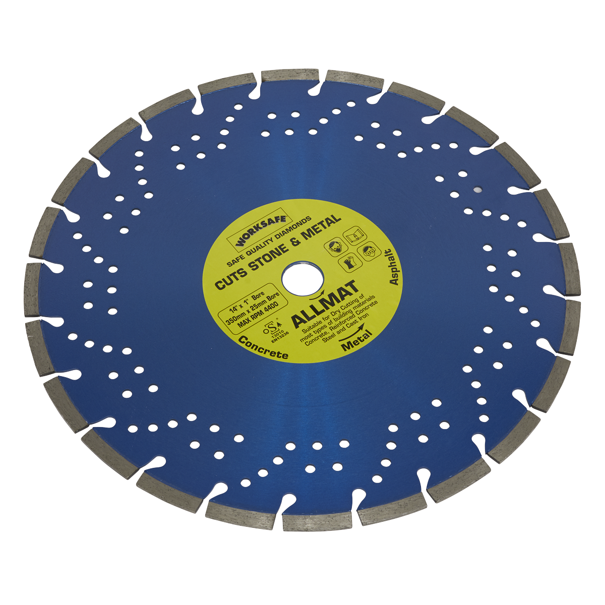 Platinum Allmat Diamond Blade Ø350 x 25mm