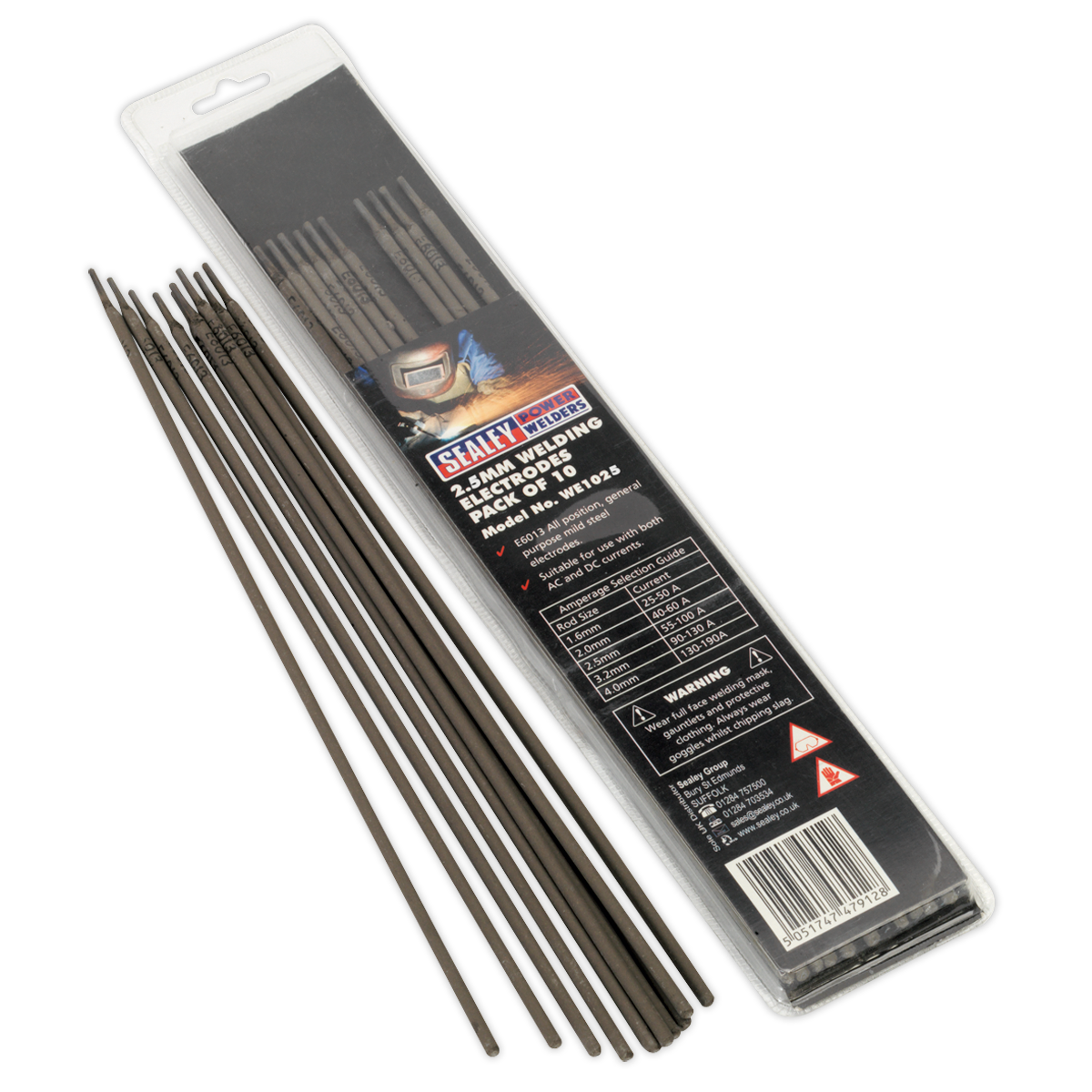 Welding Electrode Ø2.5 x 300mm Pack of 10