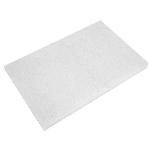 White Polishing Pads 12 x 18 x 1" - Pack of 5