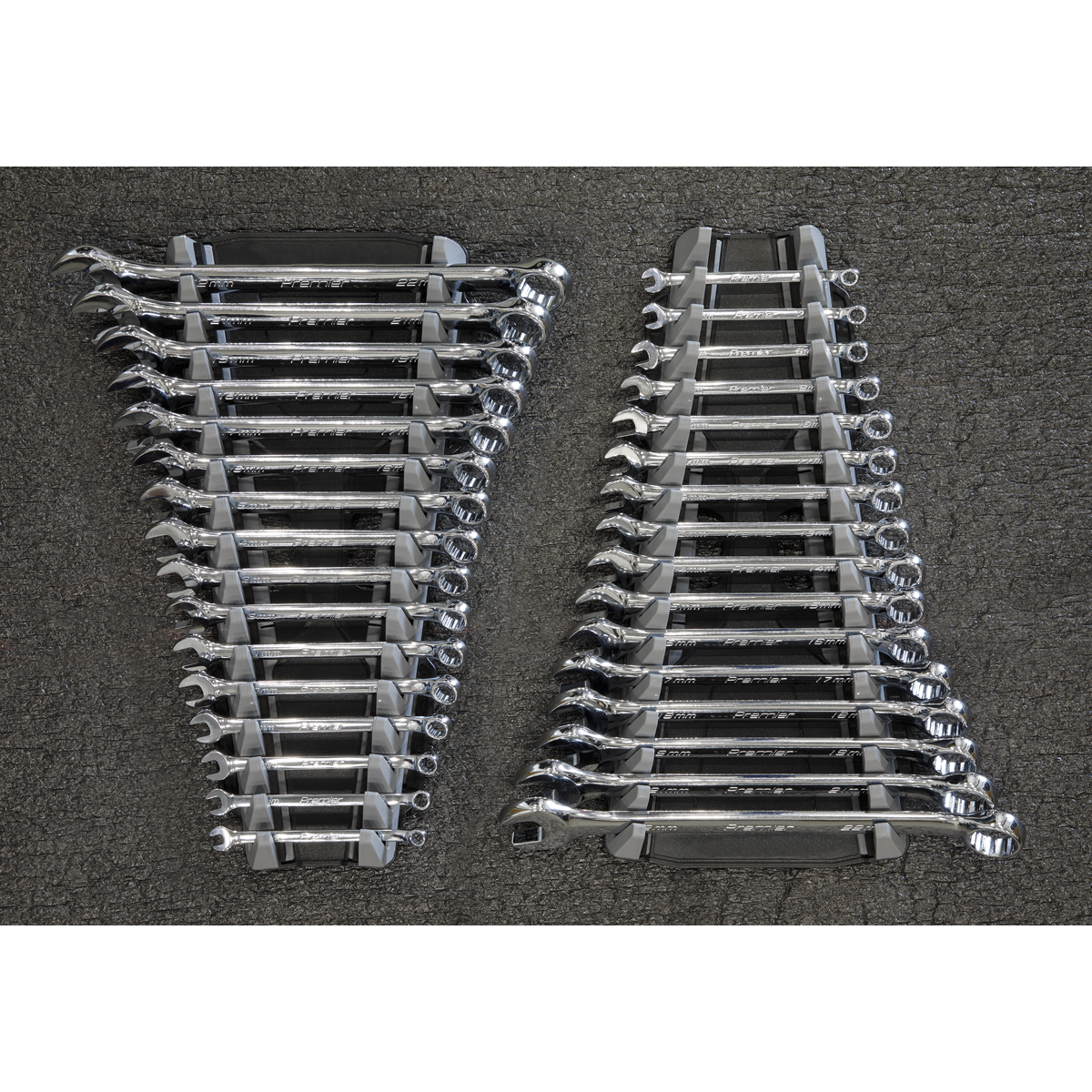 Reversible Spanner Rack 16pc