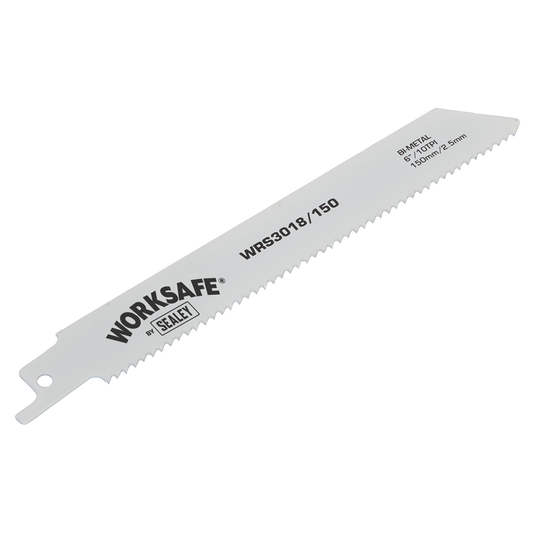 Reciprocating Saw Blade 150mm 10tpi - Pack of 5