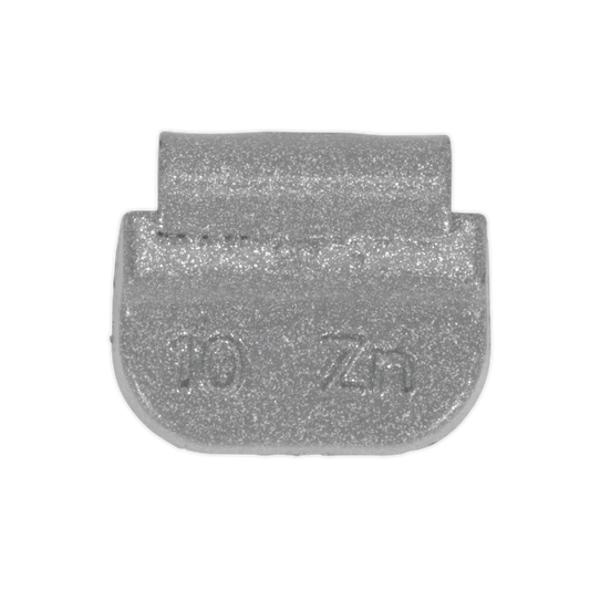 Wheel Weight 10g Hammer-On Zinc for Steel Wheels Pack of 100