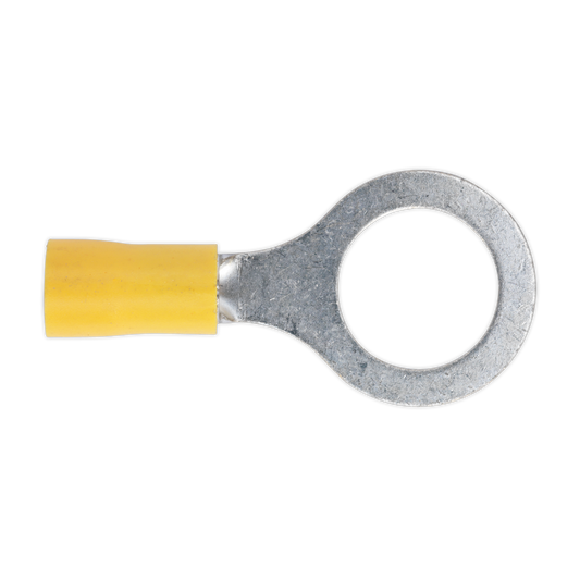 Easy-Entry Ring Terminal Ø13mm (1/2") Yellow Pack of 100
