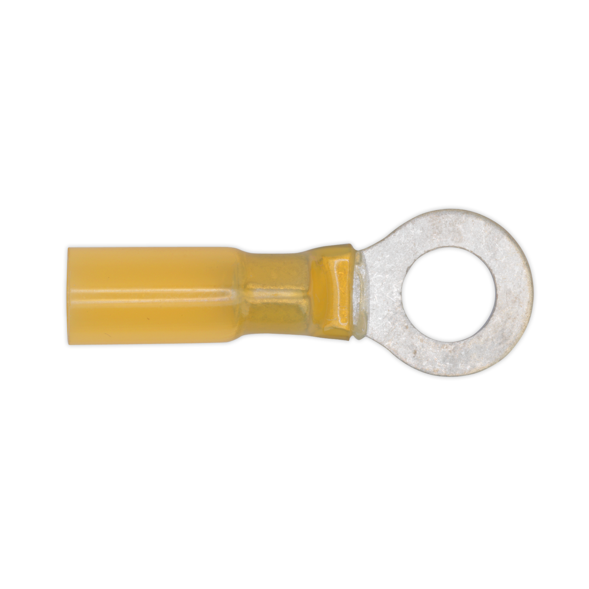 Heat Shrink Ring Terminal Ø8.4mm Yellow Pack of 25